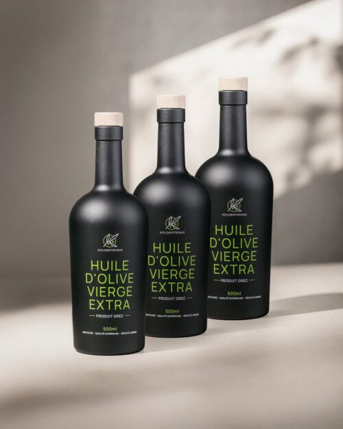 Huile d’Olive Vierge Extra Grecque - Bouteilles 3x500ml