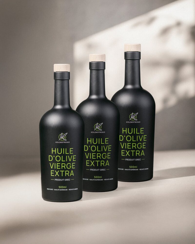 Huile d’Olive Vierge Extra Grecque - Bouteilles 3x500ml