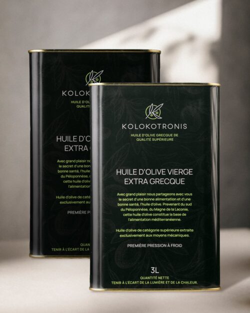 Huile d’Olive Vierge Extra Grecque - Bidon 2x3L